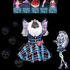 Royale High School, Monster High Cosplay, High Clothes, High Hair, Frankie Stein