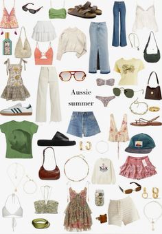 Outfit Inspo Summer Australia, Summer Clothes Australia, 2024 Clothing Aesthetic, Australian Fashion 2024, Summer Outfits 2023 Australia, Aussie Fashion Summer, Summer 2034 Outfits, Outfit Ideas Australia, Shein Europe Outfits