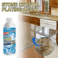 stone crystal plating agent in the kitchen