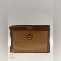 Gucci Vintage Pouch Light Brown Textured Leather With Light Brown Smooth Leather Trim And Gold Tone Hardware Approximately 9x3x6” Velcro Closure No Pockets Item Shows Signs Of Wear From Normal Use- Scratches And Scuffs Throughout, Watermark On Side, Scratched Hardware, Small Stains On Interior, Slightly Worn Corners, Etc Please Refer To Photos For Further Details Available In Store And Website For $165 Jask81308c3 Formal Brown Gucci Bag, Gucci Formal Pouch Shoulder Bag, Gucci Rectangular Clutch For Formal Occasions, Brown Gucci Office Bag, Beige Travel Bag With Coin Pocket, Gucci Formal Rectangular Clutch, Formal Gucci Pouch Shoulder Bag, Rectangular Gucci Wallet For Travel, Gucci Travel Clutch Shoulder Bag