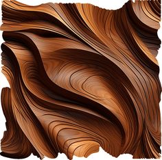 an abstract wood texture with wavy lines and curves in the form of waves on a white background