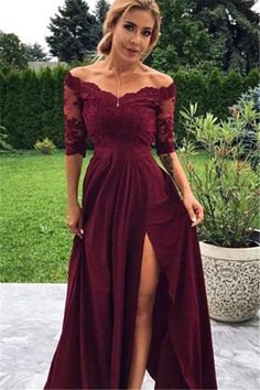 This Dress is fashionable for every occasion. the dress is made-to-order by professional tailors. You can choose from 50 colors, Regular sizes 2 to 16 and plus sizes 14w to 26W. Custom size is also available.. The product details: Color: Burgundy, Length: Long, Silhouette: A-Line, Neckline: Tip of the Shoulder, Primary Fabric: Chiffon Gaun Tulle, Burgundy Bridesmaid, Simple Prom Dress, 파티 드레스, Custom Prom Dress, Modest Bridesmaid Dresses, Burgundy Prom Dress, Burgundy Bridesmaid Dresses, Prom Dresses Modest