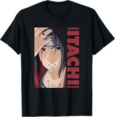 Naruto Shippuden Itachi, Itachi Uchiha, Japanese Fashion, Naruto Shippuden, Trendy Outfits, Tshirt Print, Tee Shirt