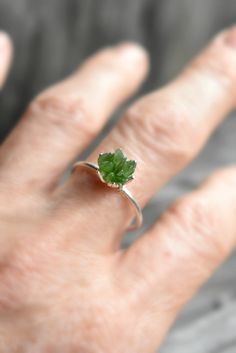 Unique Nephrite Jade Ring March Green Jade Jewelry Uncut | Etsy Green Sterling Silver Spiritual Rings, Untreated Green Sterling Silver Ring, Green Sterling Silver Crystal Ring Stamped 925, Green Sterling Silver Flower Ring, Jade Rings For Women, Jade Engagement Ring, Lotus Flower Ring, Engagement Ring Silver, Jade Rings