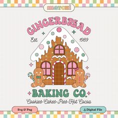 the gingerbread baking co logo is shown