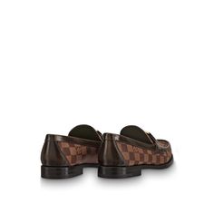 LOUIS VUITTON® - Major Loafer - Brown Louis Vuitton Official, Brown Shoe, Fashion Books, Men's Collection, Hand Stitched, Moccasins, Loafer Shoes, Fashion Watches, Calf Leather