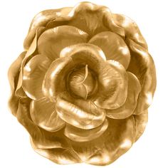 an image of a gold flower on a white background