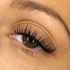 Long Full Eyelashes Natural, Straight Eyelash Extensions, Simple Eyelash Extensions Styles, Long Eyelashes Naturally Aesthetic, Simple November Nail Designs, Simple Eyelash Extensions, Fall Nails With Rhinestones, Naturally Long Eyelashes, Doll Eye Lash Extensions