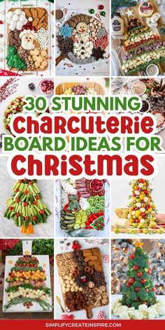 Create stunning Christmas platters for your holiday celebrations! Whether you’re looking for Christmas grazing platters, a festive Christmas charcuterie board, or Christmas vegetable platters, these ideas are perfect for entertaining. Discover beautiful Christmas wreath platters and charcuterie board ideas for both adults and kids! Christmas Charcuterie Board Ideas Holidays, Easy Charcuterie Board For Beginners, Small Christmas Desserts, Christmas Platter Ideas, Holiday Charcuterie Board Ideas, Christmas Cheese Platter, Christmas Tree Veggie Tray, Christmas Charcuterie Board Ideas, Holiday Charcuterie Board