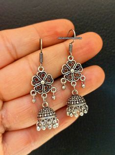 Fashion Earrings Handmade Indian Jhumka. Oxidized Earrings. Light weight earrings. Ethnic Earrings. Silver Plated Earrings Rajasthani Earrings, Indian Traditional Earrings, Jaipur City, Indian Jhumka, Earrings Jhumka, Oxidized Earrings, Traditional Earrings, Ethnic Earrings, Indian Traditional