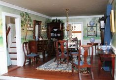 the dining room is clean and ready for us to use