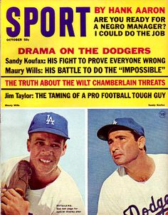 SPORT (Oct. 1965) Maury Wills, Sports Magazine Covers, Sports Illustrated Covers, Sport Magazine, Hank Aaron, Sports Magazine, Baseball Teams