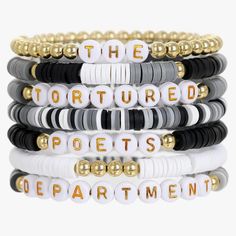 New Music Fans Beaded Bracelets. Perfect Fan Gift. Featuring: The Tortured Poets Departure. & Fortnight. Music Fans, Poets, New Music, Womens Jewelry Bracelets, Beaded Bracelet, Beaded Bracelets, Womens Sizes, Women Jewelry, Fan