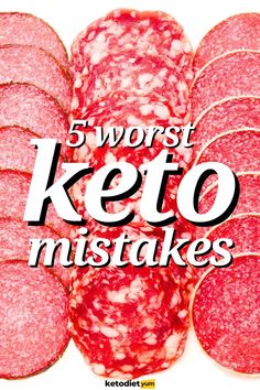 5 Common Keto Mistakes That Beginners Make and How to Avoid Them! Too much protein. Relying on ketone strips. Too many calories. Not eating enough fat. Not regulating blood sugar. Best Diet Plan, Keto Foods, Diets For Beginners, No Carb Diet, Diet Keto