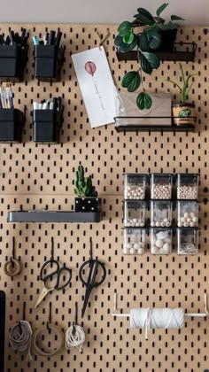 Workspace design | Workspace inspiration | Desk ideas | Desk setup | Setup | Desk decor | Desk organization | Decor | Home decor | Room decor | Cozy | Minimalist | Essentials | Productivity | Pegboard | Desktop setup | Inspo | Home office setup Ikea Peg Board Office, Pegboard Wall Decor, Pegboard Office Wall, Peg Board Wall Ideas, Ikea Pegboard Ideas Office, Ikea Peg Board, Peg Board Organization, Skådis Ikea, Office Pegboard