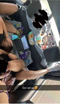 … Friends Beach Trip Ideas, Friend Trips Ideas, Hangout Outfits With Friends, Things To Do In The Car With Your Best Friend, Stuff To Do In The Car With Friends, Things To Do On A School Bus Ride, What To Get At 5 Below, Car Ride Things To Do, Fun Car Rides Aesthetic