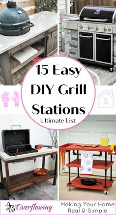 the ultimate diy grill station for outdoor cooking