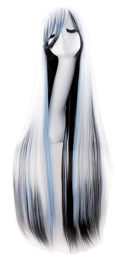 PRICES MAY VARY. 100% Brand New Material : 100% High Temperature Fiber Length: Approx 100cm/ 40 Inch Wig Cap Size: The maximum circumference Approx 20~21inch/51~53cm(Exist 1~2cm normal error), the size of wig cap is adjustable Package included:1 wig 1.Our wig product is made of Kanekalon fiber which is a thermostable Material and called "High-temperature resistance fiber". it can be curled or straightened by Electronic Hair stick under 120 degrees Celsius. Generally, The suitable temperature is Kawaii Wigs, Party Wig, Jumbo Box Braids, Anime Wigs, Wig Party, Blue Wig, Cosplay Hair, Fesyen Rambut, Idee Cosplay