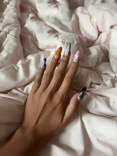 Nails Stars, Almond Nail Ideas, Nails Star, Latte Makeup, Short Nail Inspo