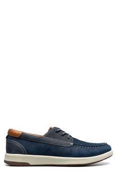 Add a sophisticated footnote to your casual looks with this leather boat shoe grounded by a cushioned footbed and flexible rubber sole. Lace-up style Cushioned footbed Leather upper/textile lining/rubber sole Imported Leather Boat Shoes, Shoe Men, Boat Shoe, Up Styles, Boat Shoes, Crossover, Rubber Sole, Casual Looks, Shoes Mens