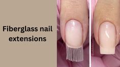 Nail Extensions Shapes, Oval Shaped Nails, Fiberglass Nails, Different Types Of Nails, Hard Gel Nails, Soft Gel Nails, Nail Techniques, Creative Nail Designs