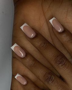 Black Silver Nails, Classy Almond Nails, Almond Acrylic Nails Designs, Gel Nails French, Glow Nails, Cream Nails, Almond Acrylic Nails, Short Acrylic Nails Designs