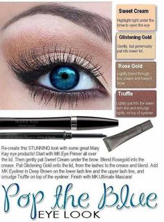 Make Up Yeux, Make Blue Eyes Pop, Imagenes Mary Kay