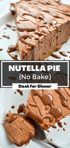 nutella pie no bake dish for dinner