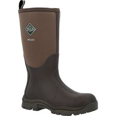 Women's Wetland Boot Fitted Knee-high Boots For Outdoor, Fitted Round Toe Work Boots For Outdoor, Fitted Waterproof Boots With Round Toe For Outdoor, Brown Waterproof Boots For Riding, Brown Rain Boots For Winter Outdoor Use, Waterproof Riding Boots For Winter, Winter Waterproof Riding Boots, Fitted Waterproof Winter Boots, Winter Fitted Waterproof Boots