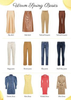 Tawny Spring Zyla, Golden Spring Color Palette, Warm Spring Winter Outfits, True Spring Color Palette Analysis, True Spring Neutrals, True Spring Outfits Aesthetic, House Of Colour Spring Outfits, Warm Spring Celebrities