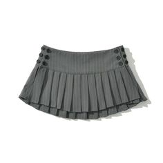 Lasaky - Academy High-Waisted Skirt with Side Button Decoration and Inner Shorts Mini Skirt Pleated Skirt Y2k, Super Short Skirts, Preppy Mode, Plaid Pleated Mini Skirt, Skirt Streetwear, Stile Preppy, Short Pollera, Preppy Plaid, Skirt Y2k