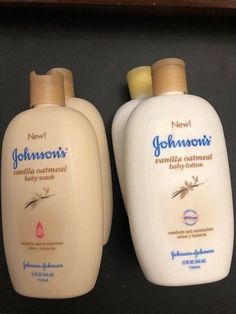 Lotion Vanilla, Vanilla Oatmeal, Hygiene Essentials, Johnsons Baby, Body Smells, Smell Goods