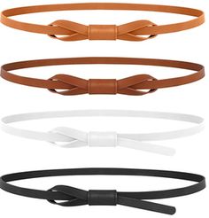 Versatile Skinny Vegan Leather Belt – Your New Go-To Accessory for Any Outfit! Elevate your style with this versatile skinny belt, designed to add a touch of sophistication and flair to any outfit. Crafted from super smooth vegan leather, this belt is perfect for anyone looking for cruelty-free fashion that doesn’t compromise on quality or style. Available in multiple colors and lengths, it offers endless options for mixing and matching with your wardrobe, making it an absolute must-have accesso Knot Belt, Free Fashion, Stretch Belt, Flowing Dresses, Belt Tying, Dark Tan, Bow Design, Fabric Belt, Different Outfits