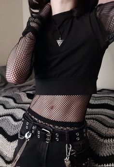 Gothic Mode, Outfits For Spring, Goth Outfit, Alt Outfits, Estilo Punk, Punk Outfits, Alt Fashion, Swaggy Outfits, Goth Outfits