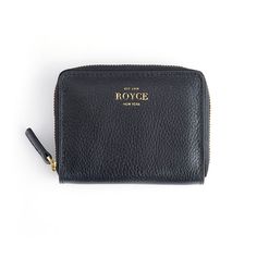 "Keep your credit cards secure and close at hand with this Royce Leather zippered credit card case. Keep your credit cards secure and close at hand with this Royce Leather zippered credit card case. LUGGAGE FEATURES Minimalist design Zip around closureLUGGAGE SIZING 4.25""H x 3.3""W x 0.75""D Weight: 0.2 ozLUGGAGE DETAILS Zipper closure Pebbled grain leather Imported Model no. 148-BLACK-4 Manufacturer's 1-year warranty For warranty information please click here Size: One Size. Gender: unisex. Ag Versatile Rfid Blocking Rectangular Coin Purse, Versatile Rectangular Coin Purse With Rfid Blocking, Modern Business Card Holder With Zipper Closure, Black Rectangular Coin Purse For Business, Modern Black Card Holder With Zipper, Modern Business Coin Purse With Rfid Blocking, Modern Black Card Holder With Zipper Closure, Modern Coin Purse With Rfid Blocking For Business, Versatile Compact Wallet With Zipper Closure