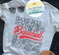 Baseball Graffiti, Graffiti Tshirt, Spirit Wear, Younique, Baseball Tshirts, Shirt Color, How To Know, Custom Orders, Handcrafted Jewelry