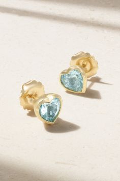 Give a gift as unique as that special someone with Irene Neuwirth's one-of-a-kind earrings. They're made from 18-karat gold and set with charming aquamarine hearts. Discover more heart-shaped designs in our edit of the jeweler's 'Love' collection. Luxury Heart-shaped Earrings For Gifts, Luxury Heart-shaped Earrings As Gift, Luxury Heart Cut Earrings For Gift, Luxury Heart Cut Earrings As A Gift, Valentine's Day Gift Earrings With Polished Finish, Fine Jewelry Birthstone Earrings, Elegant Gold Heart Earrings With Birthstone, 14k Gold Earrings With Polished Finish As Gift, Fine Jewelry White Gold Birthstone Earrings