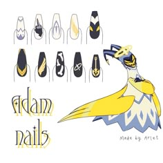 Nail designs inspired by the Adam, character from Hazbin Hotel, made by me. Ruby Nails, Castlevania Wallpaper, Velvet Nails, Beauty Hacks Nails, Nail Drawing, Diy Acrylic Nails