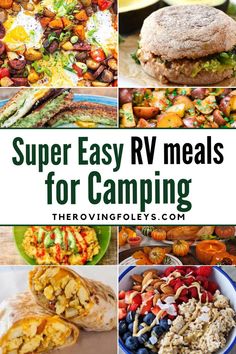 super easy rv meals for camping