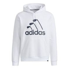 Men's adidas Iron Logo Hoody Golf Alphabet Logo Sports White HA1328 Adidas Logo Crew Neck Hoodie For Sports Season, Adidas Sports Hoodie With Crew Neck, Adidas Crew Neck Hoodie For Sports, Adidas Logo Sweatshirt For Sports Season, Adidas Logo Sportswear Sweatshirt For Sports Season, Adidas Logo Sweatshirt For Sports, Adidas Cotton Sweatshirt For Sports, Sportswear Fleece Hoodie With Three Stripes, Adidas Sportswear Sweatshirt