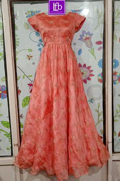 Frock Designs, Long Gown Design, Long Gowns, Long Frock, Kids Dress Patterns, Long Gown Dress, Frock Dress