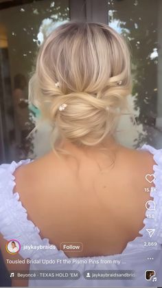 Fancy Hair, Wedding 2025, Bridal Updo, Fancy Hairstyles, Bridal Hair And Makeup, Wedding Hair And Makeup, Wedding Things, Bride Hairstyles, Prom Hair