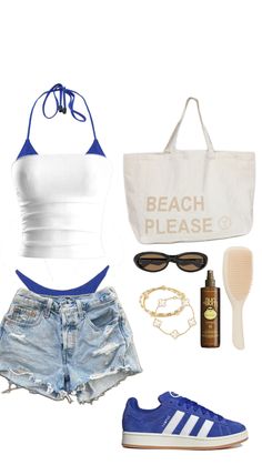 #summerfit #beachday #summer24 Fitness Wear Outfits, Cute Comfy Outfits