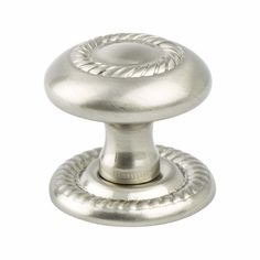 an image of a metal knob on a white background