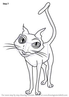 the cat with big eyes is looking at something in the sky coloring pages for kids