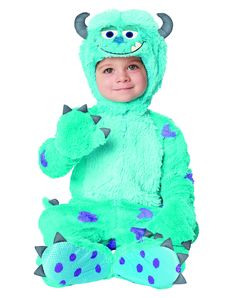 PRICES MAY VARY. When trying to decide between two sizes, choose the larger size for a better fit. Does your little one love Sulley from Monsters Inc? With this officially licensed Sulley Jumpsuit costume, they’re going to look just like their favorite character! This costume includes a jumpsuit with an attached tail, hood, and gloves. It’s made from polyester material with a zipper closure for easy wear and removal. Take extra caution when cleaning this product to avoid wear and tear. Always be Halloween Monsters Inc, Baby Superhero Costume, Sully Halloween, Sulley Costume, Sully Costume, Baby Animal Costumes, Funny Baby Costumes, Disney Baby Costumes, Monsters Inc Baby