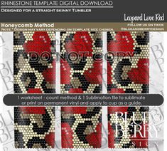 Rhinestone Tumblers, Valentine Template, Png Pattern, Rhinestone Tumbler, Rhinestone Cups, Glitter Tumbler Cups, Crystal Pattern, Chore Charts, Tumbler Template