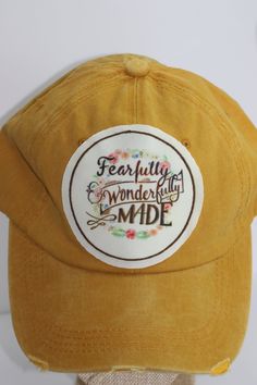 Fearfully & Wonderfully Made Hat Fearfully Wonderfully Made, Rose Velvet, Distressed Hat, Wonderfully Made, Velvet Tops, Love This, Baseball Hats, Animal Print, Velvet