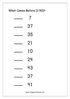 a printable worksheet with numbers and times