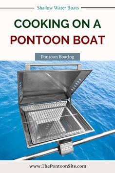 cooking on a pontoon